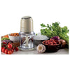 Ariete 438, Tritatutto Vintage, Chopper e Tritaghiaccio, 2 velocità, 4 lame in Acciaio Inox, Tazza graduata 600 ml, 400 W, Beige
