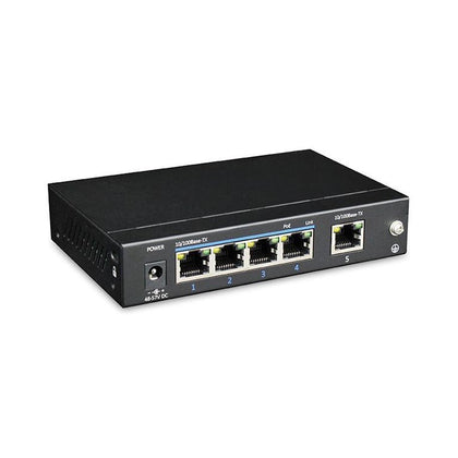 Switch 5P 10/100Mbps di Cui 4P Poe con Power Supply Poe Plus 250M