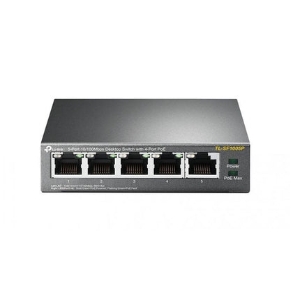 Switch 5P 10/100Mbps di Cui 4P Poe 58W Poe Power Supply