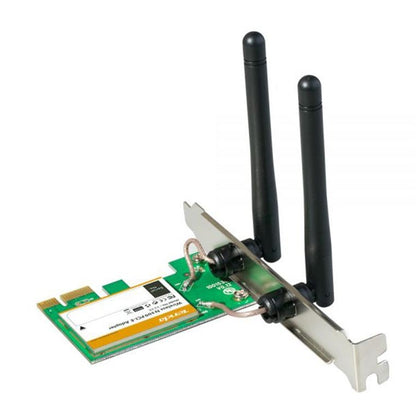 Scheda 300Mbps Pci Express 2 Antenne 2.5 Dbi