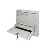 Armadio a Muro per Notebook con Chiusura Chiave Grigio con Pistoni