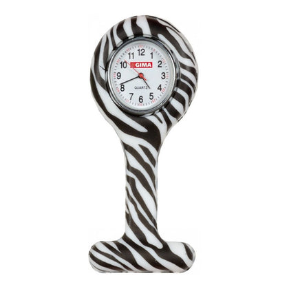 Orologio per Infermieri - Rotondo - Fantasia Zebra - 1 Pz.