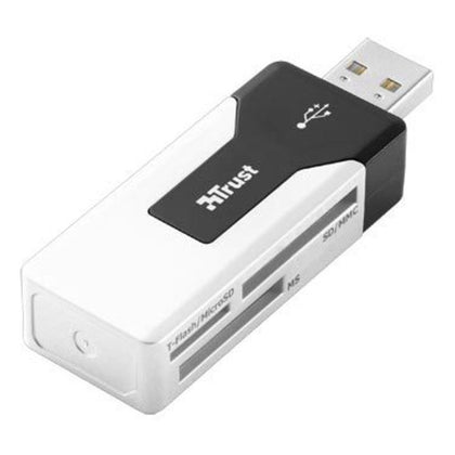 36-in-1 USB2 Mini Cardreader CR-1350p lettore di schede Bianco