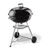 Barbecue a Carbone BBQ da Esterno in Alluminio con Coperchio e Ruote ø57xh96 cm - 1321004