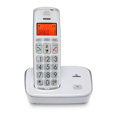 Bravo Gold Telefono cordless - DECT Identificatore di chiamata - bianco