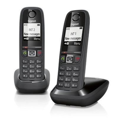 AS405 Duo Telefono cordless - DECT Identificatore di chiamata - nero