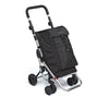 Go Up - Borsa trolley portaspesa 38 litri - Alluminio - Nero