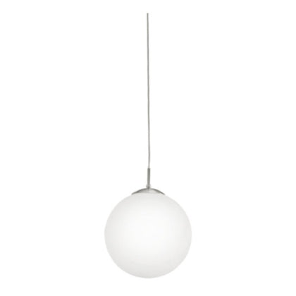 RONDO lampada a sospensione soffitto - Ø30 cm - supporto flessibile - E27 60W - Nichel