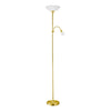 Up 2 - Lampada a piantana - h176,5 cm - E27 85W - ottone/bianco