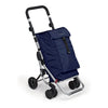 Go Up - Borsa trolley portaspesa 38 litri - Alluminio - nero/blu