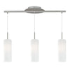 TROY 3 - Lampada a sospensione - supporto flessibile - E27 60W - Nichel