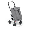 Go Up - Borsa trolley portaspesa 38 litri - Alluminio - nero