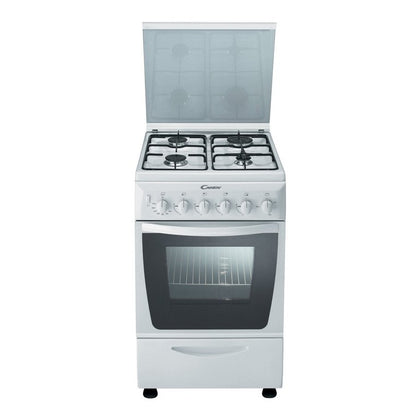 CGG5621SW - Cucina con forno a gas - piano cottura 4 fuochi - bianco