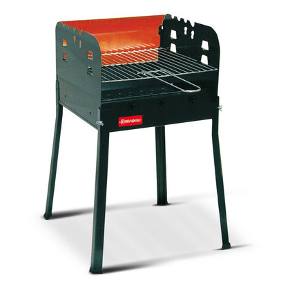 Ciao - Barbecue a carbonella - 67x38xh38 cm - nero/rosso