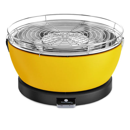 Vesuvio Grill - Barbecue a carbone da tavolo Ø33 cm - giallo