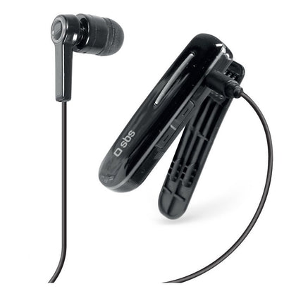 BT300 - Auricolare Bluetooth con micrfono e tasto di risposta - nero