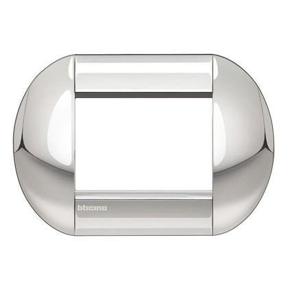 Placca 3p cromo livinglight