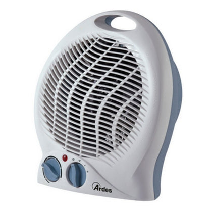 AR451C stufetta elettrica Interno Grigio, Bianco 2000 W Riscaldatore ambiente elettrico con ventilatore