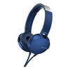 MDR-XB550AP Cuffia Padiglione auricolare Blu