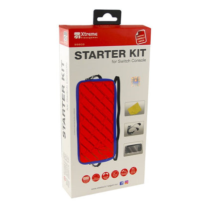 Starter Kit Nintendo Switch Custodia a sacchetto Rosso