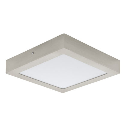 EGLO Fueva 1 illuminazione da soffitto Nichel, Bianco Lampadina/e non sostituibile/i A+