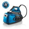 Silence Steam Pro 2800 W 1,3 L Piastra Microsteam 400 Nero, Blu