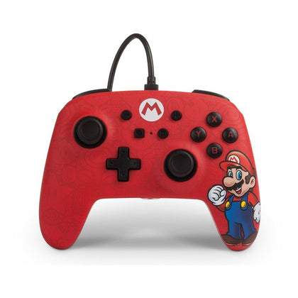 PowerA Mario Multicolore, Rosso USB Gamepad Analogico/Digitale Nintendo Switch