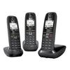 AS405 Trio Telefono analogico/DECT Identificatore di chiamata Nero