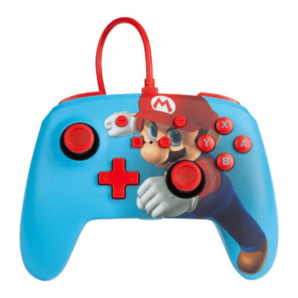 PowerA Enhanced Wired Controller For Nintendo Switch – Mario Punch Multicolore USB Gamepad Analogico/Digitale