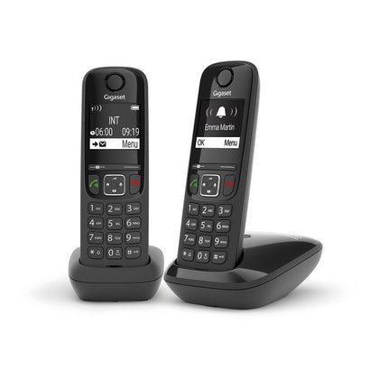 AS690 DUO Telefono analogico/DECT Identificatore di chiamata Nero