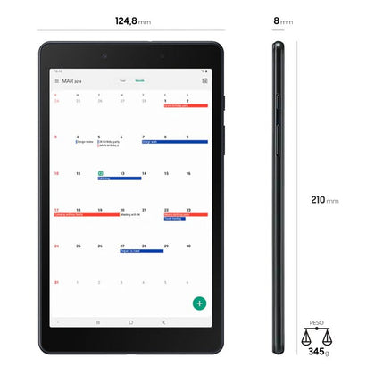 Galaxy Tab A , Black, 8, Wi-Fi 4 (802.11n), 32GB