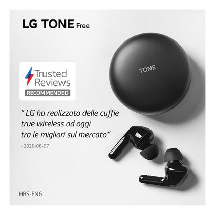 LG TONE Free FN6 Black Cuffia Auricolare true wireless