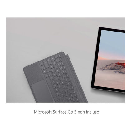Surface Go Type Cover - QWERTY - Platino (Alcantara)