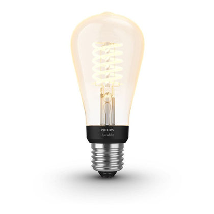 Hue White Edison - Lampadina Led con filamento ST64 E27 - smart alexa/google