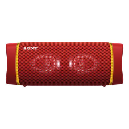 SRS XB33 - Speaker bluetooth waterproof, cassa portatile con autonomia fino a 24 ore e effetti luminosi (Rosso)