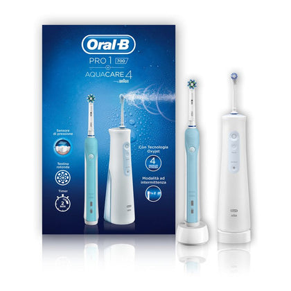 Oral-B Aquacare 4 Pro-Expert + Oral-B Pro 1 700 idropulsore