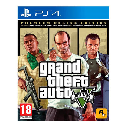 Grand Theft Auto V: Premium Edition Tedesca, Inglese, ESP, Francese, ITA, Polacco, Portoghese, Russo PlayStation 4