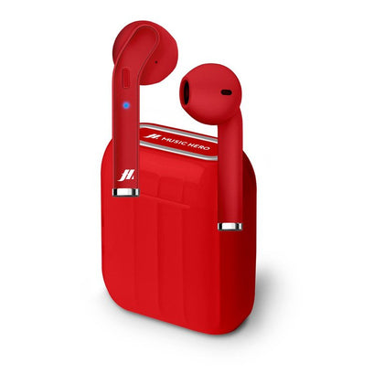 Style Cuffia Auricolare Micro-USB Bluetooth Rosso