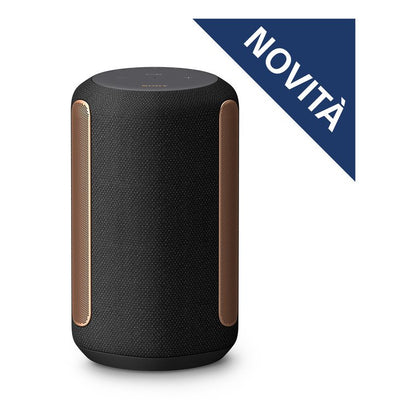 SRS-RA3000 - Home Speaker wireless con Immersive Audio Enhancement, 360 Reality Audio e riproduzione multi-room, compatibile con Google Assistant e Amazon Alexa (Nero)