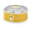 Yogurella - Yogurtiera macchina per Yogurt 20W 1,3 litri + 7 vasetti in vetro - giallo