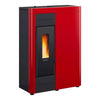 Stufa a Pallet Idro Steel 15,5 KW 415 m3 Serbatoio 22 kg - Bordeaux 1272600 Virna