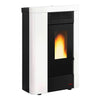 Stufa a Pellet 8,8 kW Volume 230 mq - Colore Bianco - Modello Annabella