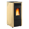 Stufa a Pellet Senza Canna Fumaria a Vista 6,5 kW Serbatoio 15 Kg 186 m³ - Pergamena 1280209 Ketty Evo