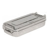 Scatola Inox 18X8X4Cm - con Manici - 1 Pz.