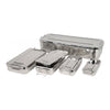 Scatola Inox 18X8X4Cm - con Manici - 1 Pz.