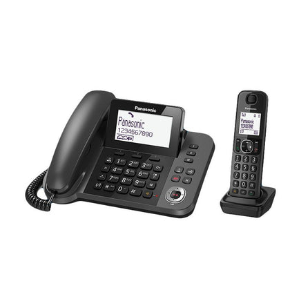 KX-TGF320E Telefono cordless - DECT Identificatore di chiamata - Nero