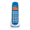 Adara Telefono DECT Identificatore di chiamata Blu, Bianco