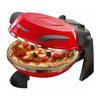Delizia - forno elettrico per pizza con timer 1200W - rosso