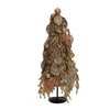 Alberello di natale decorato altezza 30 cm - colore oro/champagne/rame