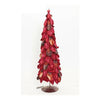 Alberello di natale decorato altezza 55 cm - colore rosso